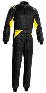 Sparco Sprint  ajopuku MUSTA / KELTAINEN koko 50