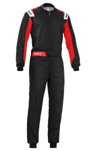 SPARCO ROOKIE KARDIKOSTÜÜM MUST / PUNANE suurus XL