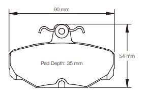 PAGID RACING RS42 Piduriklotsid