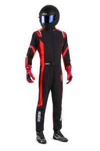 Sparco Thunder Advanced kardikostüüm must/punane suurus M