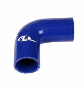 Silikoonvoolik 90 nurk 76mm sinine