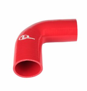 Silikoonvoolik 90 nurk 63mm punane