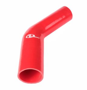 Silikoonvoolik kahanev 45 nurk 70>63mm punane